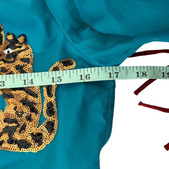 QUEEN OF SPARKLES - SIZE MED - THE LEAPIN’ LEOPARD BABYDOLL DRESS - EXC COND B20 - Picture 9 of 13